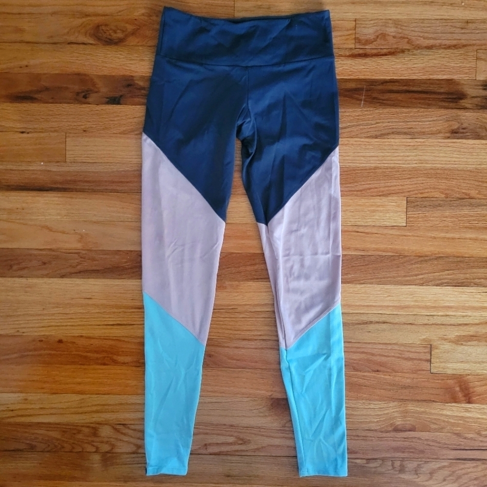 Onzie Color Block Pastels Athleisure Yoga Leggings Women’s